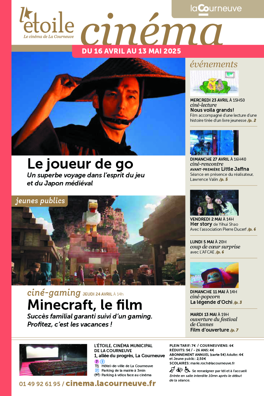 Le programme d'avril 2025
